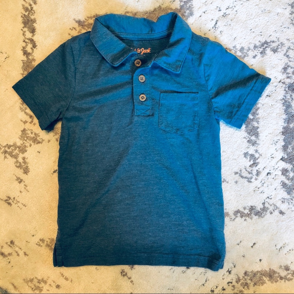 Cat & Jack | Toddler Boy’s Blue Short Sleeve Polo